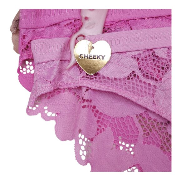 Juicy Couture Intimates Lace Cheeky Panties Large 5 Pack Nylon/Spandex - Picture 11 of 13